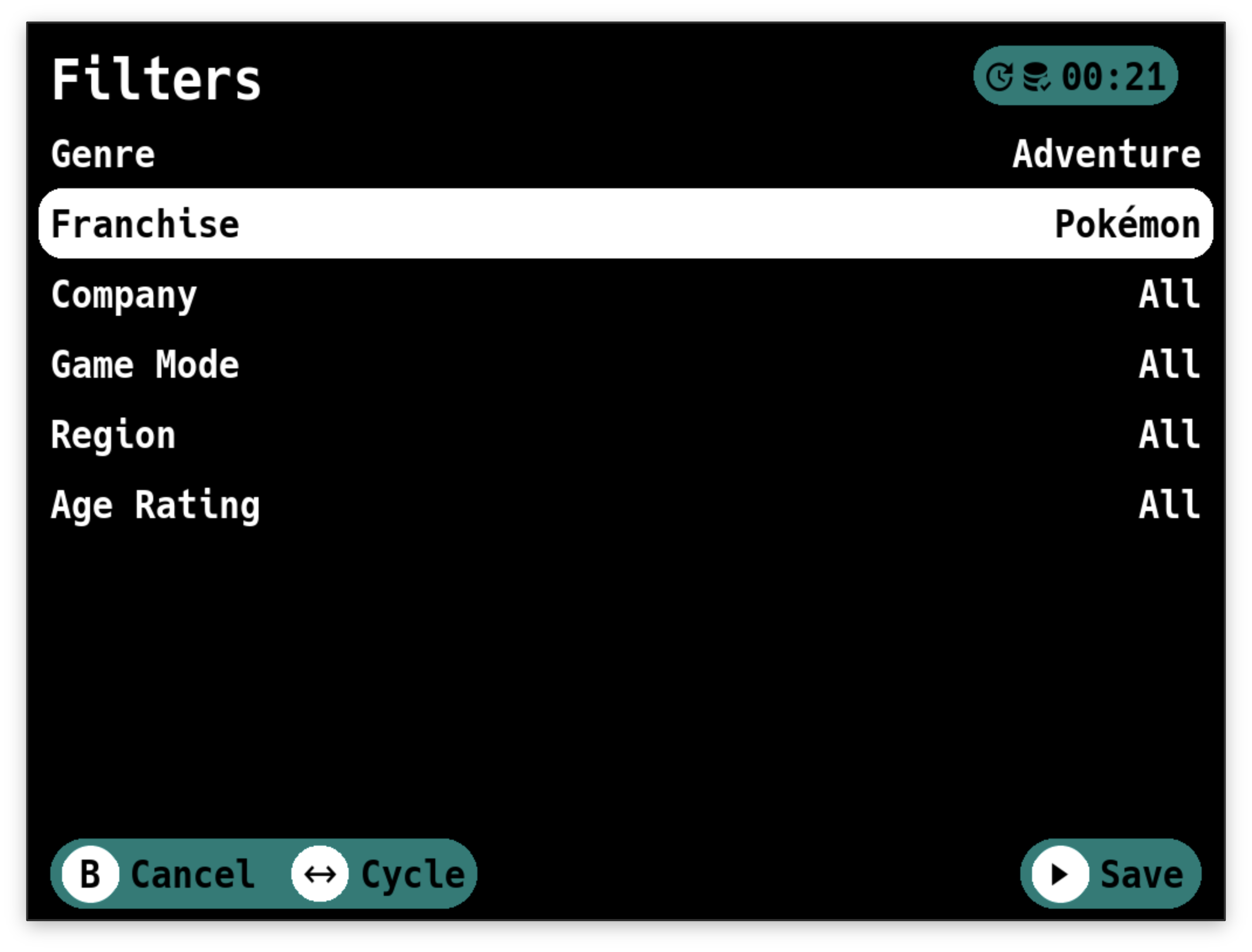 Grout preview, filters Grout preview, filters